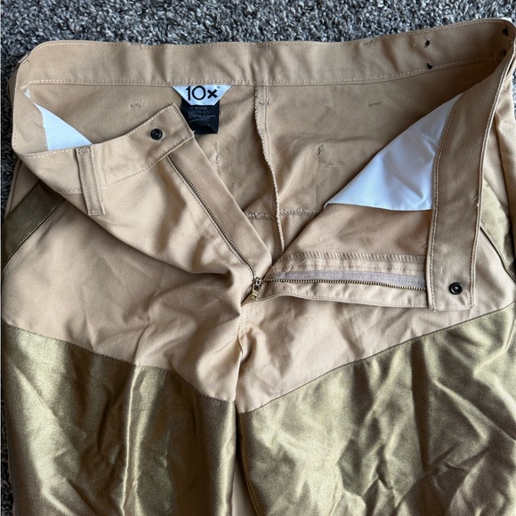NWT 10x brand Industrial Work Pants Sz 38 x 32 Reflective Material Cuff Zippers - Picture 4 of 9